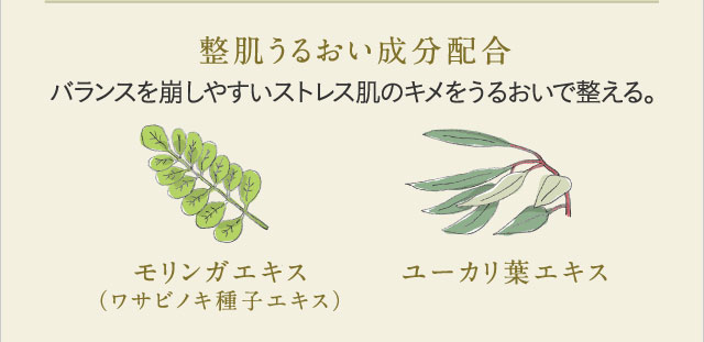 整肌うるおい成分配合
