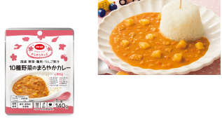 １０種野菜のまろやかカレー １人前１４０ｇ