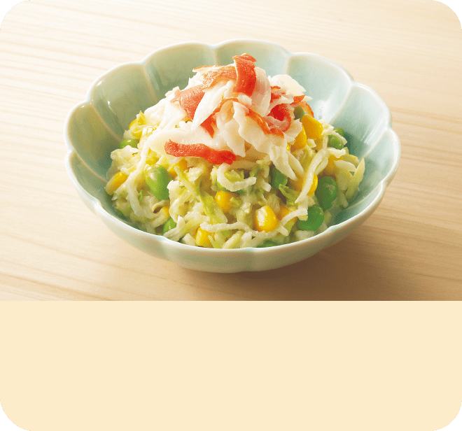 和風コールスローサラダ（おだし風味）